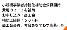 小規模事業者持続化補助金